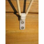 Winter and safety cover for wooden swimming pool - UBBINK - Rectangular 350x650 - Blue - Thickness 550gr - Image 3