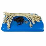 UBBINK Octagonal 430 winter and safety cover for wooden swimming pool - Blue - Thickness 550g - Image 2