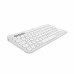 LOGITECH - Wireless keyboard - Pebble Keys 2 K380s - Bluetooth - Easy-Switch button - White - (920-011804)