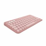 LOGITECH - Wireless keyboard - Pebble Keys 2 K380s - Bluetooth - Easy-Switch button - Pink - (920-011805)