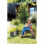 Flower pot - DEROMA - Vaso Save R - 58L - 48cm - Dark grey - Image 2