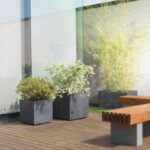 Cube Flower Pot - DEROMA - Millennium R - Anthracite - Self-Watering - Casters - 49 cm - Image 4