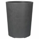 Flower pot Vase - DEROMA - Millennium R - Anthracite - With water reserve - Height - 53 cm
