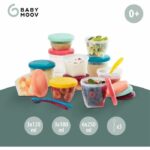 BABYMOOV Babybols Kit XXL MultiSet 12 storage jars + 3 soft spoons - Image 3