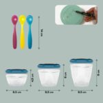 BABYMOOV Babybols Kit XXL MultiSet 12 storage jars + 3 soft spoons - Image 5