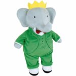 Soft toy - JEMINI - Babar Elephant Soft Toy +/- 40 cm - Soft plush toy - Ideal for creating stories and decorating the room!