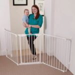 Safety barrier - DREAMBABY - NEWPORT - 3 panels - 85.5-200 x 74 cm - Bidirectional - White - Image 6