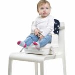 Baby booster seat for dining table - BENBAT - Portable and washable - Easy to fold - Adjustable safety harness - Navy – Bild 4
