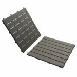 Smoby - Set of 6 tiles - House Flooring - 45x45cm - Wood textured effect - Anti-UV - 100% recycled and recyclable plastic - Image 3