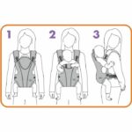 Dreambaby Adjustable 3-1 Oxford Baby Carrier for Newborns and Toddlers up to 15kg - Fits All Sizes – Bild 5
