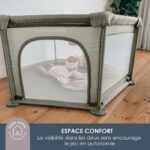 Baby Playpen - DREAMBABY - EXPLORE - Padded with adapted groundsheet - Water resistant - 6m+ - 140 x 70 cm - Image 5