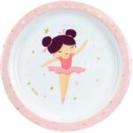 BALLERINA - Children's tableware set with glass, deep plate, flat plate, cutlery, water bottle and snack box - Image 2