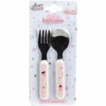 BALLERINA - Children's tableware set with glass, deep plate, flat plate, cutlery, water bottle and snack box - Image 6