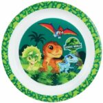JURASSIC WORLD - Children's tableware set with glass, soup plate, plate, cutlery, water bottle and snack box - Image 3