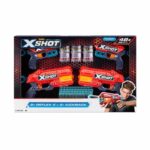Blasters Pack - ZURU - Combo Pack 2 Kickback + 2 Reflex 6 - Powerful blasters with 27 meter shot and rotating barrel - Image 2