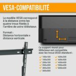 NANOOK Tilting TV Wall Mount Bracket for 40-65 Inch TVs - Mounting Solution for LCD and (O)LED TVs - Black - Image 6