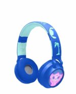 Foldable Bluetooth and wired light-up headphones with 3D design from the world of Stitch with volume limitation - Image 2