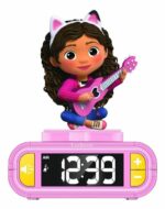 Gabby and the Magic House Digital Alarm Clock with Night Light and Sound Effects