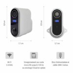 Konyks Camini Air 2 Solar Wireless Outdoor Surveillance Camera with Solar Panel – Bild 6