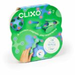 Magnetic Construction Set - GIPSY TOYS - Itsy CLIXO - 18 pcs - Blue/green - Ages 4+ - Image 2
