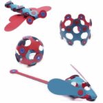 Magnetic Construction Set - GIPSY TOYS - Itsy CLIXO - 18 pieces - Multicolored - From 4 years old - Image 3