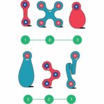 Magnetic Construction Set - GIPSY TOYS - Itsy CLIXO - 18 pieces - Multicolored - From 4 years old - Image 4