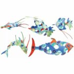 Magnetic Construction Toy - GIPSY TOYS - OCEAN CREATURES - 24 pieces - Glow in the Dark - 9 unique shapes - Image 4