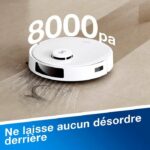 ECOVACS DEEBOT N20 PLUS Robot Vacuum Cleaner, PureCyclone Technology with Dust Container Without Consumables, 8000Pa - Image 2