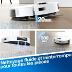 ECOVACS DEEBOT N20 PLUS Robot Vacuum Cleaner, PureCyclone Technology with Dust Container Without Consumables, 8000Pa - Image 4