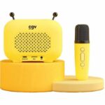 Karaoke kit / Bluetooth speaker and wireless microphone - CGV - MAYA, Magical voice effects, 8h battery life, USB charging - Image 2