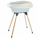 THERMOBABY Pack changing table Bathtub and VASCO stand - Blue Flower