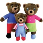 Plush box - LITTLE BROWN BEAR - JEMINI - Family: Mama bear, Papa bear and Little brown bear - Image 2