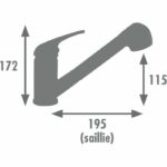 Sink Mixer Tap - BAGO - Pull-Out 2-Jet Spray - Matte Black - Classic Design - Easy Installation - Image 6