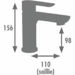 Edouard Rousseau - MILK Basin Mixer - Matt Graphite - Image 2