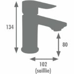 Edouard Rousseau - NAYAK Basin Mixer - Matt Graphite - Image 2