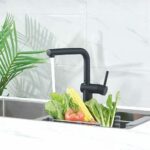 Edouard Rousseau - SQUARE Sink Mixer - Pull-out Spray - Black - Image 4