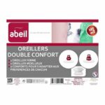 ABEIL Set of 2 pillows DOUBLE COMFORT 100% Cotton 60x60cm - Image 2