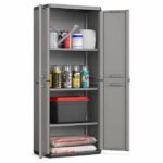 Keter | High Piu wardrobe, gray / black, 68 x 39 x 166 cm – Bild 3