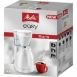 Melitta Easy Therm II 1023-05 White -Cafetiere -Thermo -pot has a hand, Tank of transparent water -Blanc - Image 2