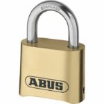 Combination padlock - ABUS - 180IB/50 B/DFNLI - Forged brass body - Stainless steel shackle - Four-digit numeric code - Image 2