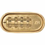 Combination padlock - ABUS - 180IB/50 B/DFNLI - Forged brass body - Stainless steel shackle - Four-digit numeric code - Image 3