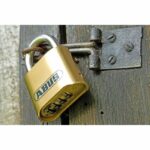 Combination padlock - ABUS - 180IB/50 B/DFNLI - Forged brass body - Stainless steel shackle - Four-digit numeric code - Image 4