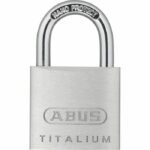 Padlock - ABUS - 64TI/30 Titalium - Aluminum body - Paracentric key - Medium theft risk