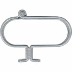 Padlock holder - ABUS - 131/140 GateSec - Protection of construction site fences - Case-hardened steel - Anti-corrosion