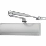 Door closer - ABUS - AC6124 S - Quiet and secure closing for offices and apartments up to 1.10 m - Max 80 kg - Adjustable