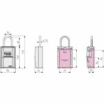 Key box - ABUS - 797 LED KeyGarage B - Handle - Customizable digital code - LED - Storage for up to 20 keys - Image 4