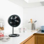 Table fan - AIR AND ME - Noas - 32 W - Ø 20 cm - Compact - With speed control - Black – Bild 2