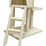 Jipsy beige cat tree - 79 x 34 x 138 cm - beige - Image 6
