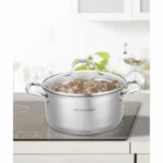 AM2513 Arthur Martin Stockpot 28 cm with lid  Stainless Steel  All heat sources including induction - Image 6