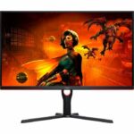 PC Monitor - AOC - U32G3X - 32 UHD 4K - IPS Panel - 144Hz - 1ms - Height Adjustable - 2 HDMI 2 DP - Adaptive Sync - Black - Image 2